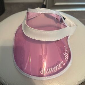 Nordstrom Pink and White Visor